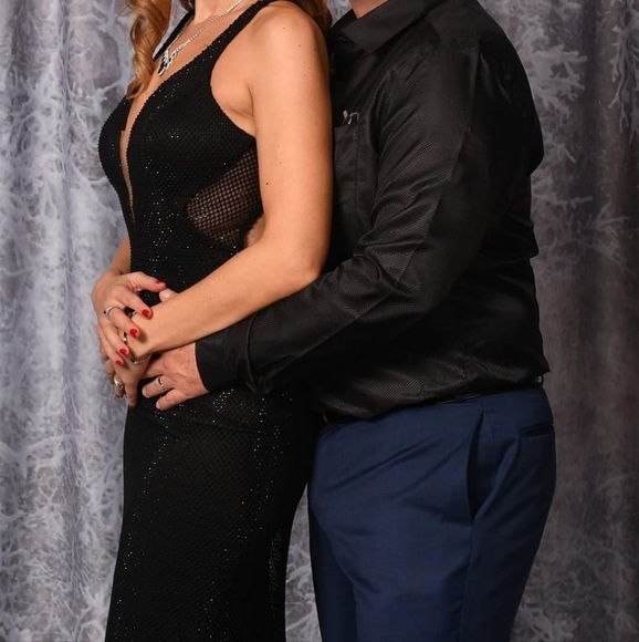 ALYCE formal dress, No. 61124, Size 4, Black. - Picture 14 of 17